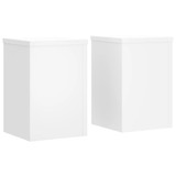 Stalci za biljke 2 kom bijeli 25x25x35 cm konstruirano drvo n.p