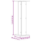 Stalci za biljke 2 kom 30 x 30 x 95 cm konstruirano drvo n.p Stalci za biljke 2 kom 30 x 30 x 95 cm konstruirano drvo n.p