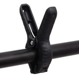 Stalak za pozadinu u obliku slova T crni 91 x 60 x (70-200) cm n.p