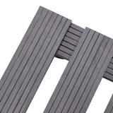 Kolica za biljke 4 kom siva 30 x 30 x 7,5 cm WPC n.p Kolica za biljke 4 kom siva 30 x 30 x 7,5 cm WPC n.p