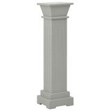 Klasični četvrtasti stalak za biljke sivi 17 x 17 x 66 cm MDF n.p