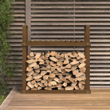 Stalak za drva za ogrjev boja meda 110x35x108,5 cm od borovine n.p