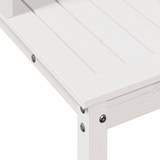 Stol za sadnju s policama bijeli 108x50x109,5 cm od borovine n.p