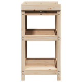 Stol za sadnju s policama 82,5x45x86,5 cm od masivne borovine n.p
