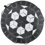 Stalci za biljke 3 kom crno-bijeli keramički n.p Stalci za biljke 3 kom crno-bijeli keramički n.p