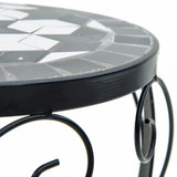 Stalci za biljke 3 kom crno-bijeli keramički n.p Stalci za biljke 3 kom crno-bijeli keramički n.p