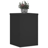 Stalci za biljke 2 kom crni 20x20x30 cm konstruirano drvo n.p Stalci za biljke 2 kom crni 20x20x30 cm konstruirano drvo n.p
