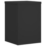 Stalci za biljke 2 kom crni 20x20x30 cm konstruirano drvo n.p Stalci za biljke 2 kom crni 20x20x30 cm konstruirano drvo n.p