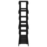 Stalak za biljke crna 104,5x25x109,5 cm od masivne borovine n.p Stalak za biljke crna 104,5x25x109,5 cm od masivne borovine n.p