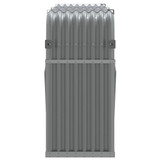 Držač za cjepanice svjetlosivi 180x45x100 cm pocinčani čelik n.p