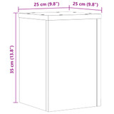 Stalci za biljke 2 kom boja hrasta 25x25x35cm konstruirano drvo n.p Stalci za biljke 2 kom boja hrasta 25x25x35cm konstruirano drvo n.p