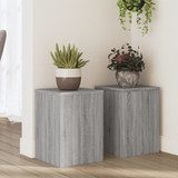 Stalci za biljke 2 kom boja hrasta 25x25x35cm konstruirano drvo n.p Stalci za biljke 2 kom boja hrasta 25x25x35cm konstruirano drvo n.p