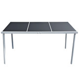 Vrtni stol 150 x 90 x 74 cm crni čelični Vrtni stol 150 x 90 x 74 cm crni čelični