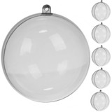 Prozirne kuglice 10 cm - set od 5 komada Ruhhy 22276