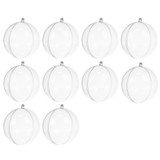 Prozirne kuglice 10 cm, set od 10 Ruhhy 22277