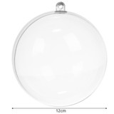 Prozirne kuglice 12 cm, set od 10 Ruhhy 22279