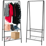 Vješalica za odjeću - stalak sa policom za cipele 22258