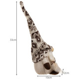 Sivi stojeći patuljak sa LED 23754