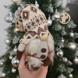 Sivi stojeći patuljak sa LED 23754