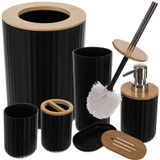 Set kupaonskog pribora - crni Ruhhy24636