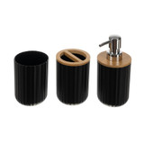 Set kupaonskog pribora - crni Ruhhy24636