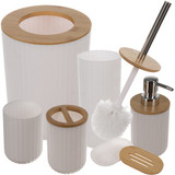 Set kupaonskog pribora - bijeli Ruhhy 24635