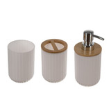 Set kupaonskog pribora - bijeli Ruhhy 24635