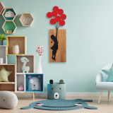 Ukrasni  drveni zidni pribor Banksy - 17