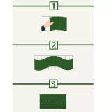 Traka za ogradu 19cmx35m 630g/m2 smeđa 23707