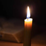 Konusna svijeća bijela - set od 40 kom