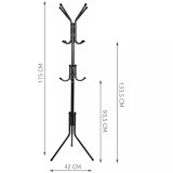 Samostojeća vješalica 170cm - crna Ruhhy 23815