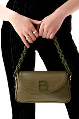 Torba za rame 240 - Croco zelena Torba za rame 240 - Croco zelena