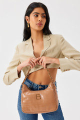 Torba za rame 265 - Croco Tan Torba za rame 265 - Croco Tan