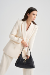 Torba za rame 505 - Croco crna
