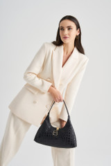 Torba za rame 505 - Croco crna