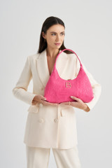 Torba za rame 505 - Croco Fuchsia Torba za rame 505 - Croco Fuchsia