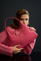 Torba za rame 505 - Croco Fuchsia Torba za rame 505 - Croco Fuchsia
