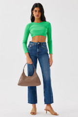 Torba za rame 505 - Croco Mink