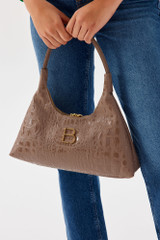 Torba za rame 505 - Croco Mink