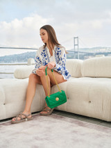 Torba za rame 1251 - zelena Torba za rame 1251 - zelena