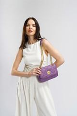 Torba za rame 1251 - Lila Torba za rame 1251 - Lila