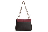 Torba za rame 1228 v2 - bordo crvena, smeđa Torba za rame 1228 v2 - bordo crvena, smeđa