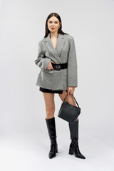 Bucket Bag 328 v2 - crna, siva