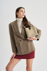 Bucket Bag 328 v2 - krem, smeđa