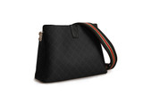 Torba za rame 334 v2 - crna, siva
