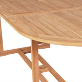 Vrtni stol 180 x 90 x 75 cm masivna tikovina Vrtni stol 180 x 90 x 75 cm masivna tikovina