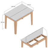 Kuhinjski stol Kijev - travertin