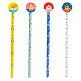 4 Paw Patrol pencils and toppers