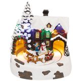 home Dekorativna LED rasvjeta, Diorama, snježna kuća - DRM 15