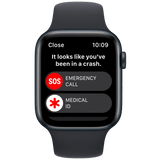 Apple SAT pametni, 1.78 LTPO OLED zaslon, vodootporan BT, WiFi - Watch SE 2022 44mm Midnight AC